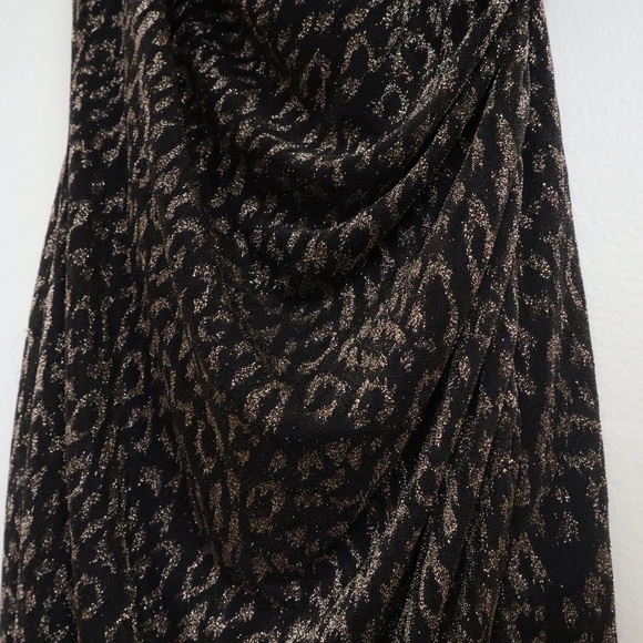 Laundry Leopard Runched Slip Midi Dress NWT - Picture 8 of 16